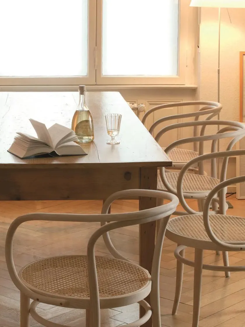 Thonet 209 Armstol, bøg fra> Spisebordsstole