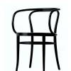 Thonet 209 Armstol, sort fra> Spisebordsstole