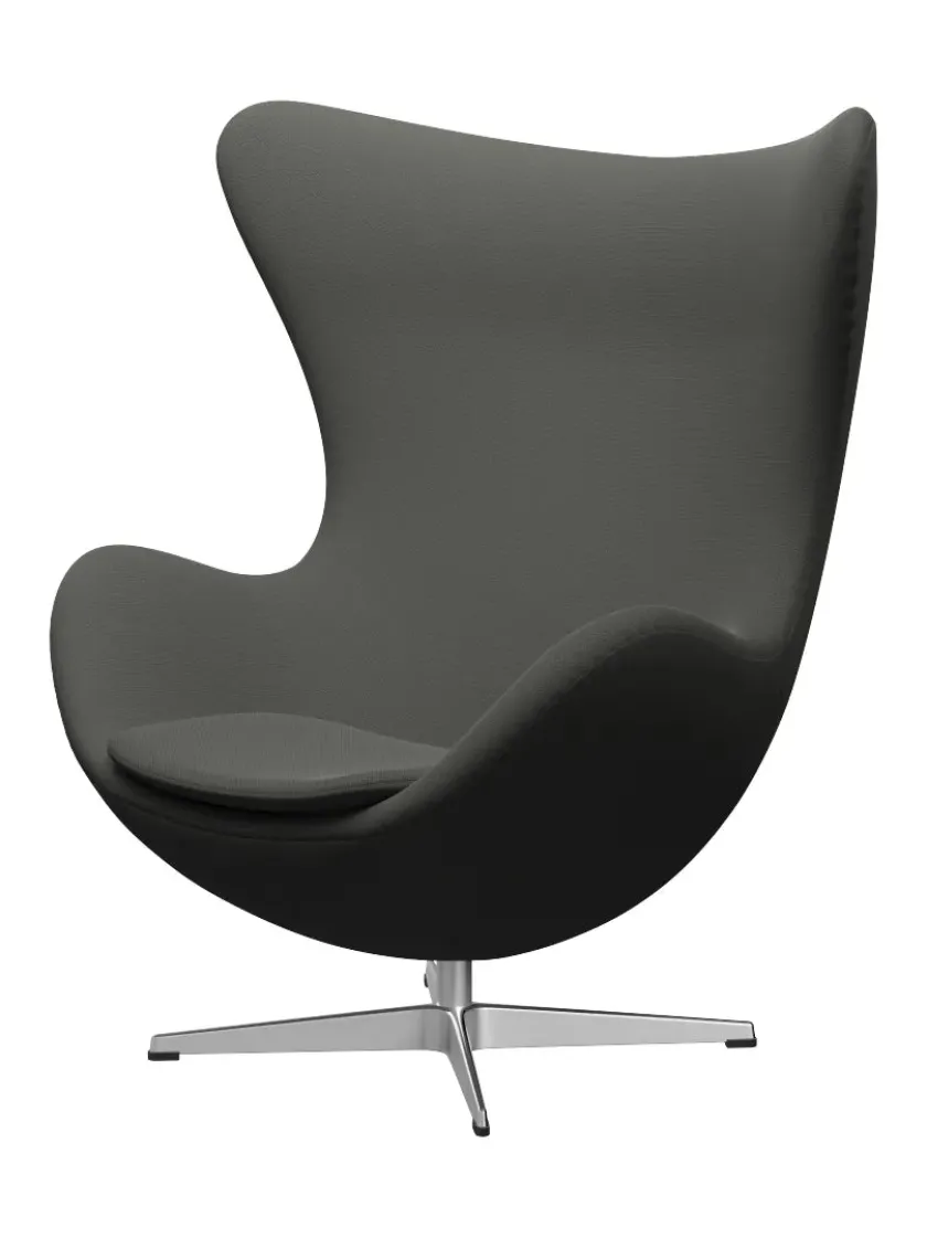 Fritz Hansen 3316 Ægget af Arne Jacobsen stofgr. 2> Loungestole|Lænestole