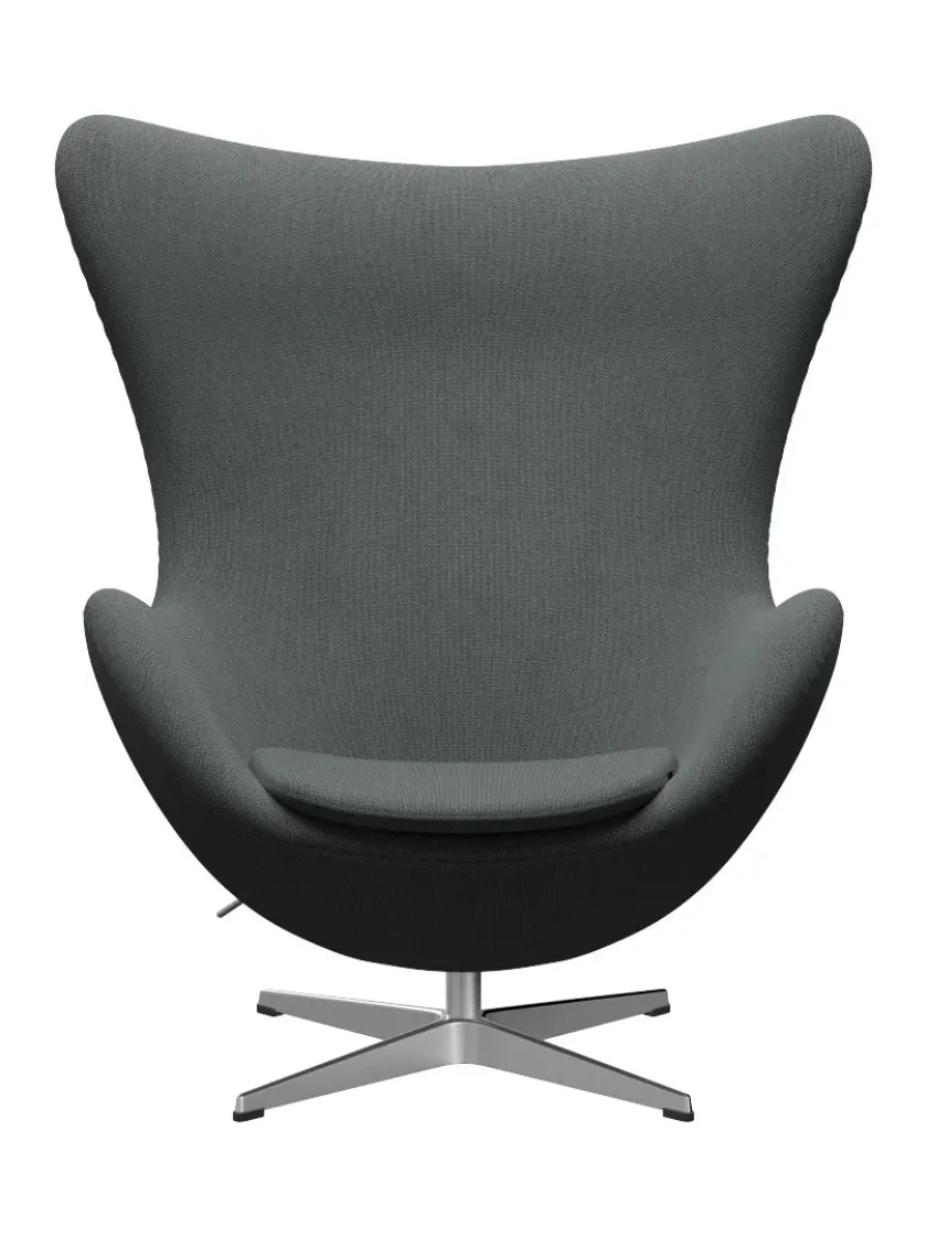 Fritz Hansen 3316 Ægget af Arne Jacobsen stofgr. 2> Loungestole|Lænestole