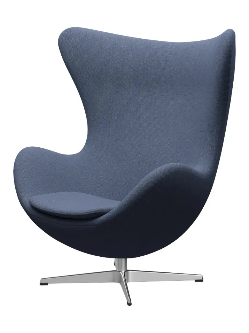 Fritz Hansen 3316 Ægget af Arne Jacobsen stofgr. 2> Loungestole|Lænestole