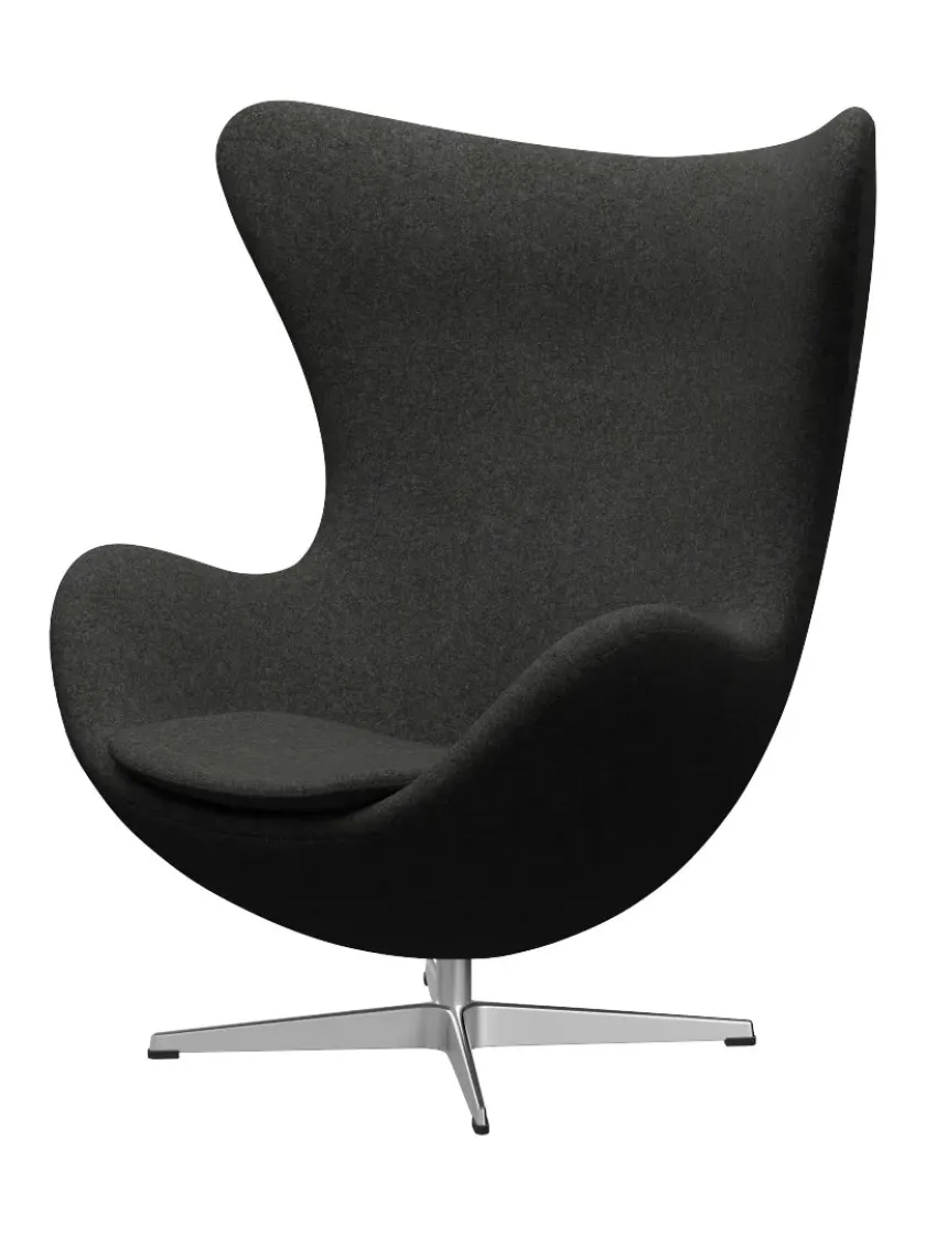 Fritz Hansen 3316 Ægget af Arne Jacobsen stofgr. 2> Loungestole|Lænestole