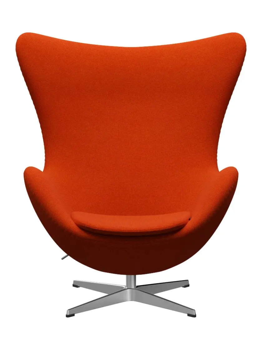 Fritz Hansen 3316 Ægget af Arne Jacobsen stofgr. 2> Loungestole|Lænestole