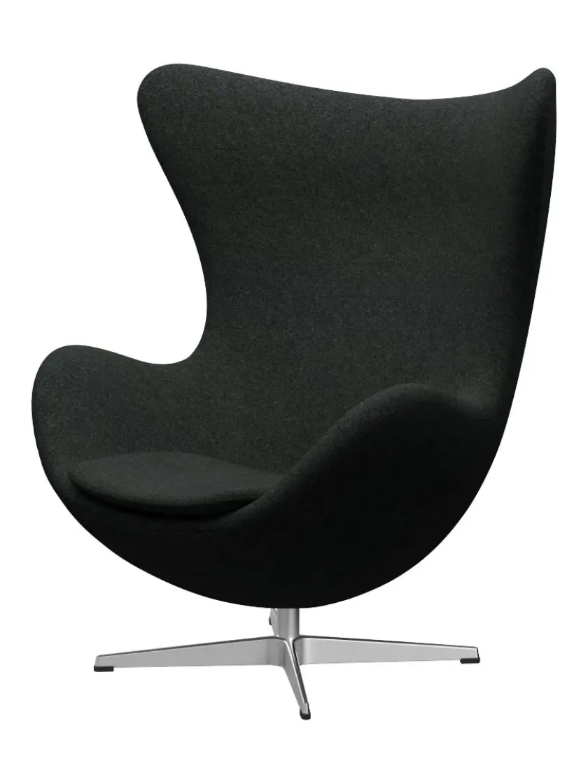 Fritz Hansen 3316 Ægget af Arne Jacobsen stofgr. 2> Loungestole|Lænestole
