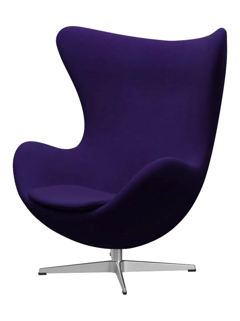 Fritz Hansen 3316 Ægget af Arne Jacobsen stofgr. 2> Loungestole|Lænestole