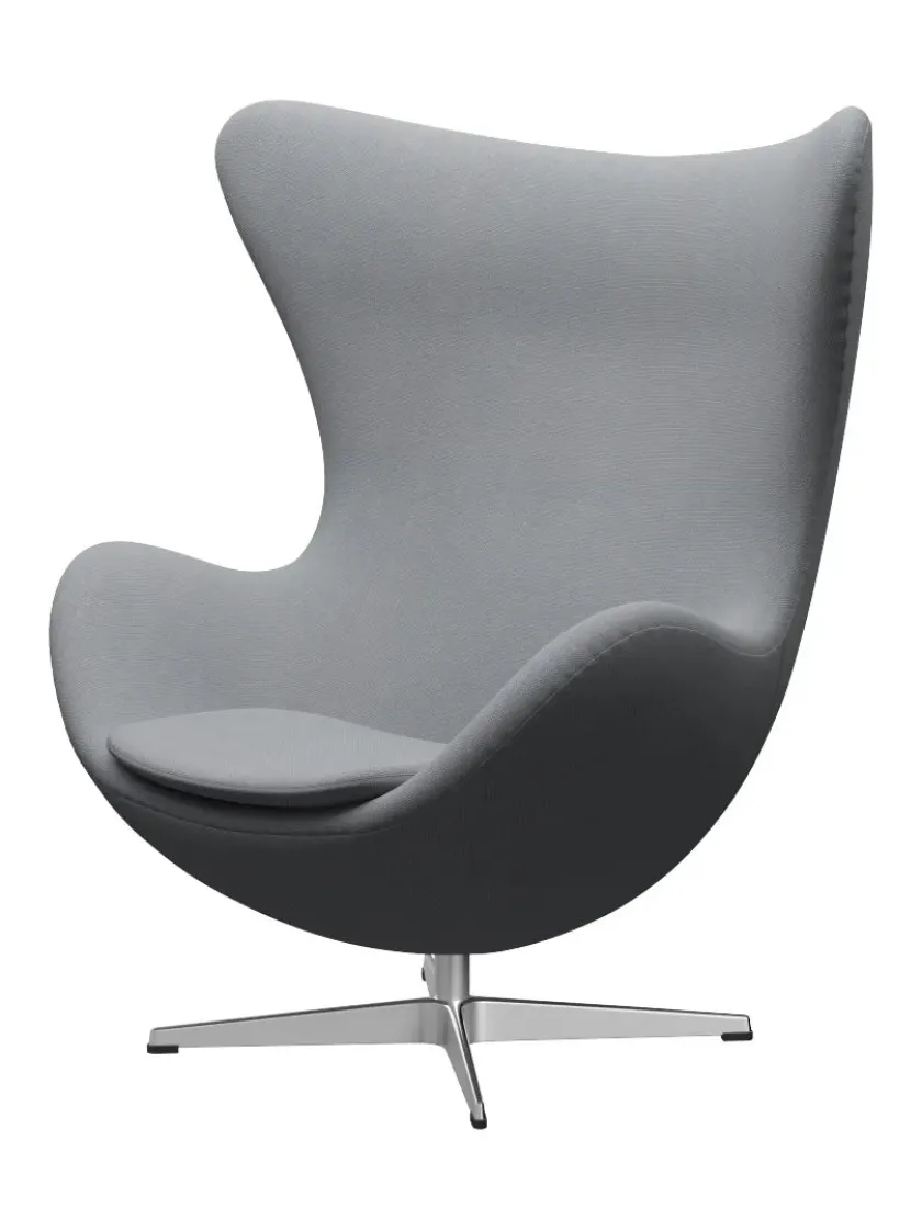Fritz Hansen 3316 Ægget af Arne Jacobsen stofgr. 2> Loungestole|Lænestole