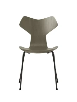 Fritz Hansen 3130 Grand Prix stol i farvet ask af Arne Jacobsen><noscript><img width=
