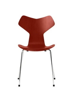 Fritz Hansen 3130 Grand Prix stol i farvet ask af Arne Jacobsen><noscript><img width=
