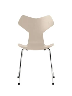 Fritz Hansen 3130 Grand Prix stol i farvet ask af Arne Jacobsen><noscript><img width=
