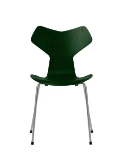 Fritz Hansen 3130 Grand Prix stol i farvet ask af Arne Jacobsen><noscript><img width=