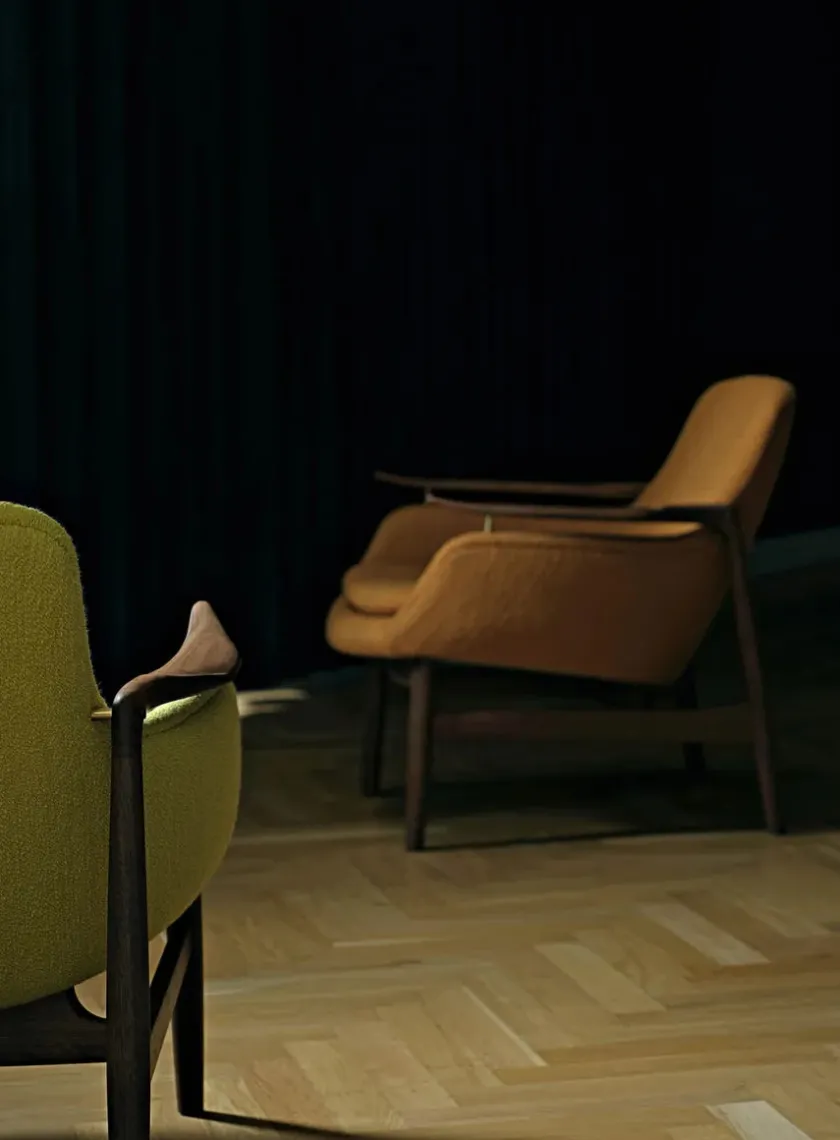 House of Finn Juhl 53 Lænestol, eg klar olie af Finn Juhl> Lænestole