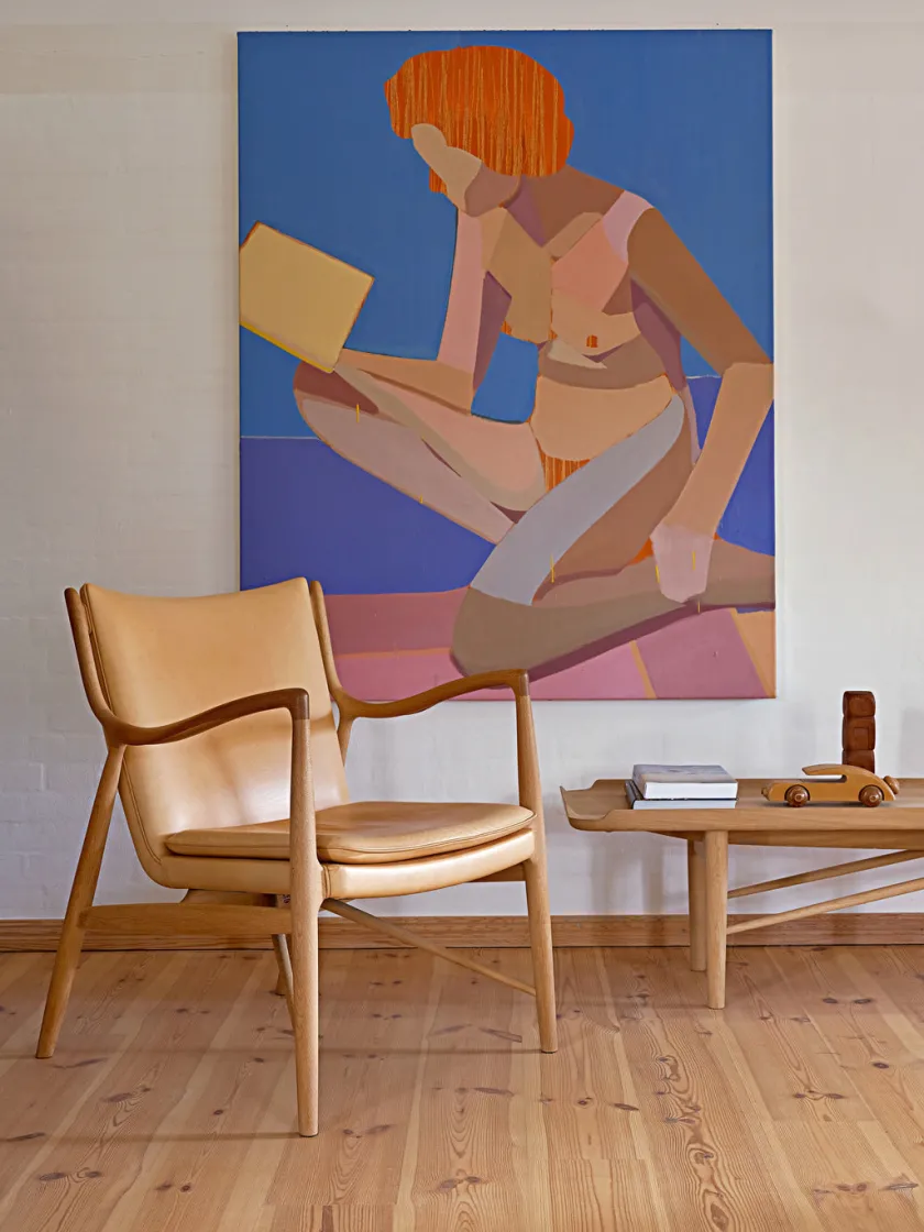 House of Finn Juhl 45 Lænestol, valnød af Finn Juhl> Loungestole|Lænestole