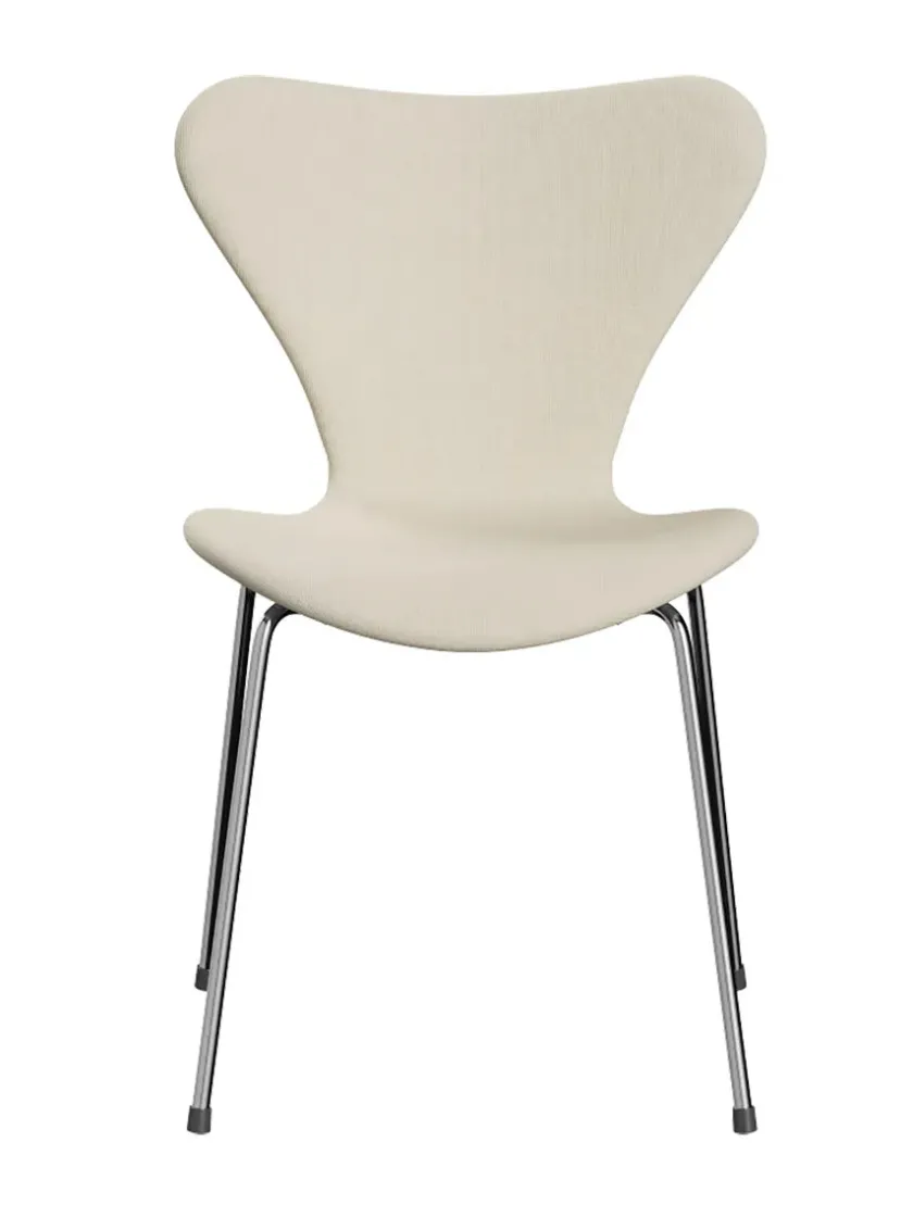 Fritz Hansen 3107 Serie 7, fuldpolstret af Arne Jacobsen> Spisebordsstole