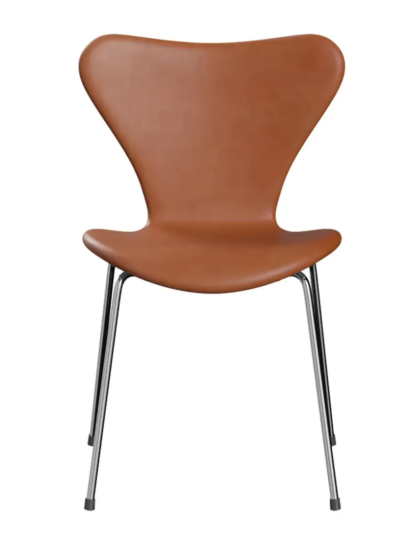 Fritz Hansen 3107 Serie 7, fuldpolstret af Arne Jacobsen> Spisebordsstole