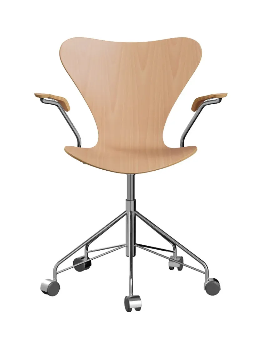 Fritz Hansen 3217 Serie 7 Kontorstol af Arne Jacobsen> Kontorstole
