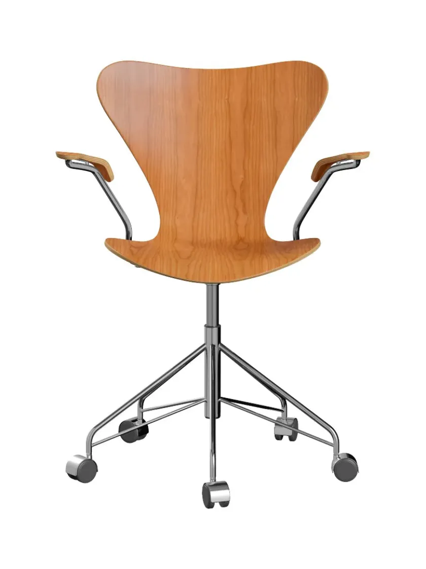 Fritz Hansen 3217 Serie 7 Kontorstol af Arne Jacobsen> Kontorstole