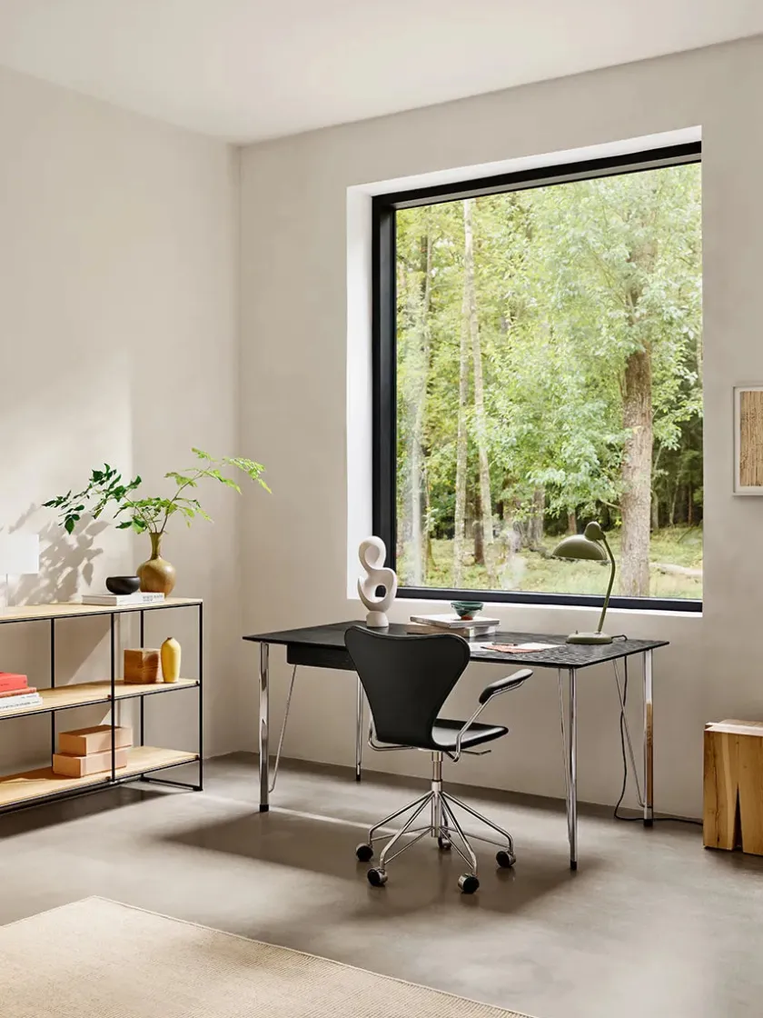 Fritz Hansen 3217 Serie 7 Kontorstol af Arne Jacobsen> Kontorstole
