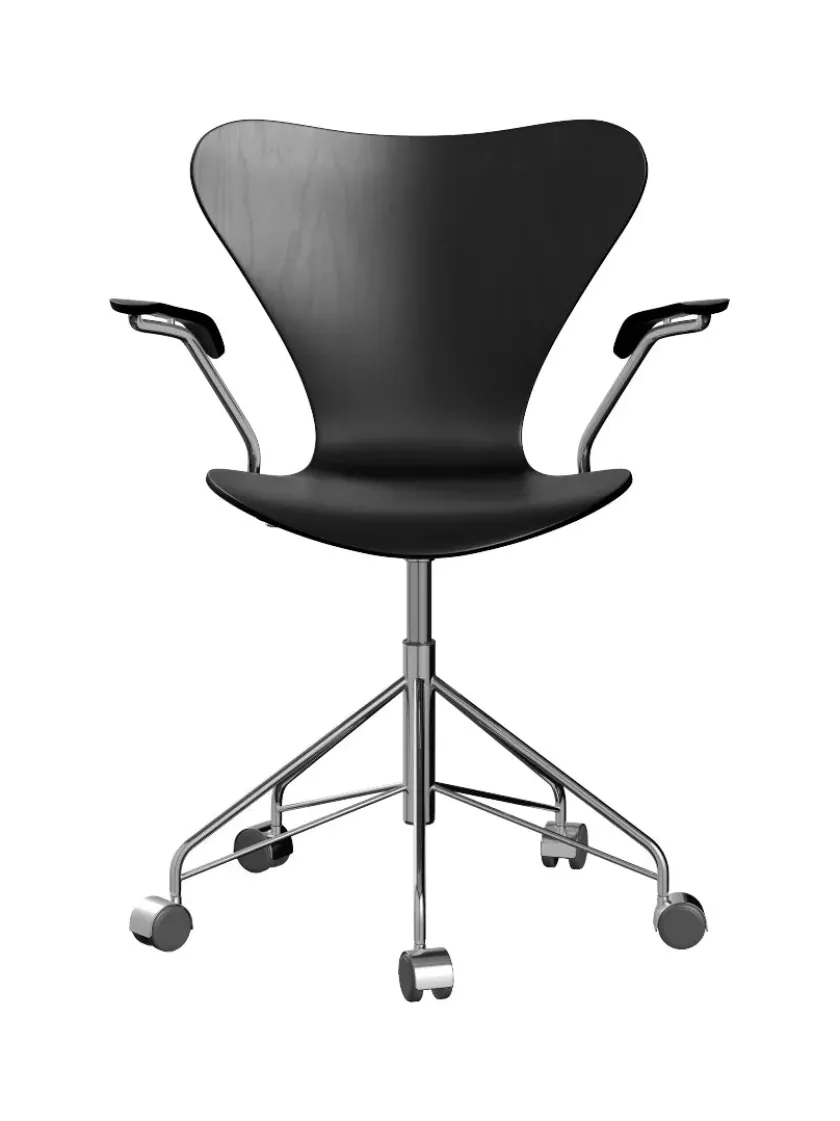 Fritz Hansen 3217 Serie 7 Kontorstol af Arne Jacobsen> Kontorstole