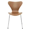 Fritz Hansen 3107 Serie 7 Stol, naturfiner af Arne Jacobsen> Spisebordsstole
