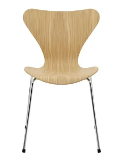 Fritz Hansen 3107 Serie 7 Stol, naturfiner af Arne Jacobsen><noscript><img width=