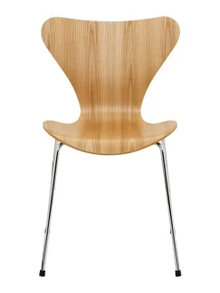 Fritz Hansen 3107 Serie 7 Stol, naturfiner af Arne Jacobsen><noscript><img width=