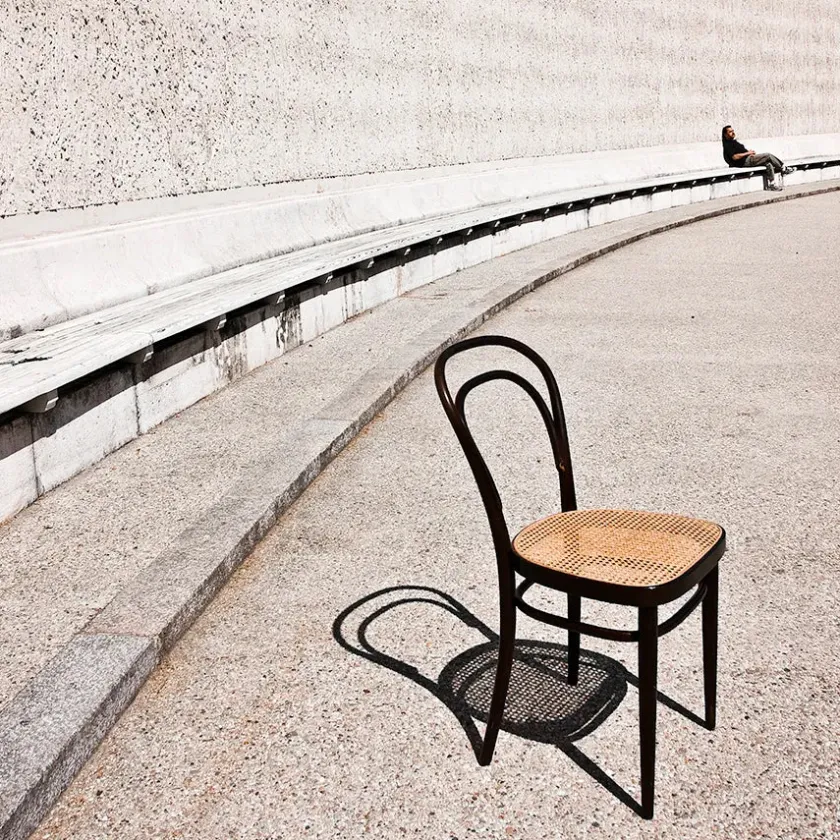 Thonet 214 Spisestol, sort fra> Spisebordsstole