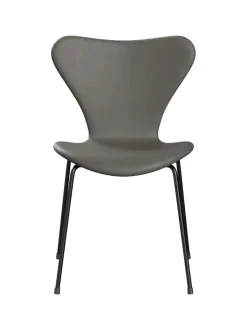 Fritz Hansen 3107 stol, fuldpolstret Essential læder valnød/krom stel af Arne Jacobsen><noscript><img width=