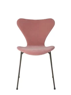 Fritz Hansen 3107 Stol, fuldpolstret velour af Arne Jacobsen><noscript><img width=