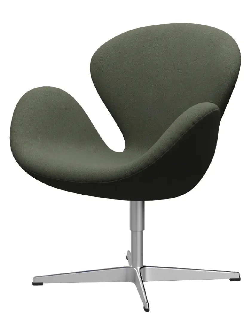 Fritz Hansen 3320 Svanen i stof (prisgruppe 1) af Arne Jacobsen> Lænestole