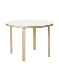 Artek Aalto Table Round, Ø100 cm fra> Spiseborde