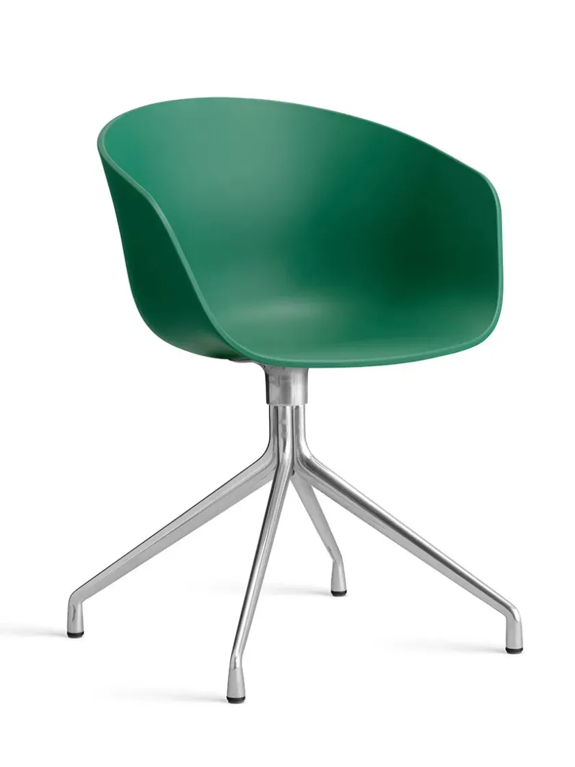 HAY About a Chair AAC52 Forsidepolstret, sort skal fra> Kontorstole