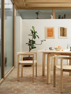 Fritz Hansen After Dining Table Ø120, Marble Burgundy fra><noscript><img width=