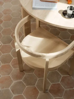 Fritz Hansen After Dining Table Ø120, Marble Burgundy fra><noscript><img width=