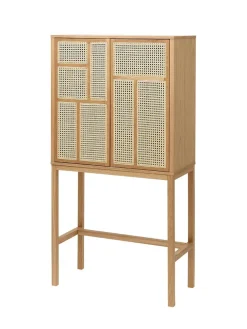Design House Stockholm Air Cabinet, oak/cane fra><noscript><img width=