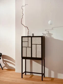 Design House Stockholm Air Cabinet, oak/cane fra><noscript><img width=