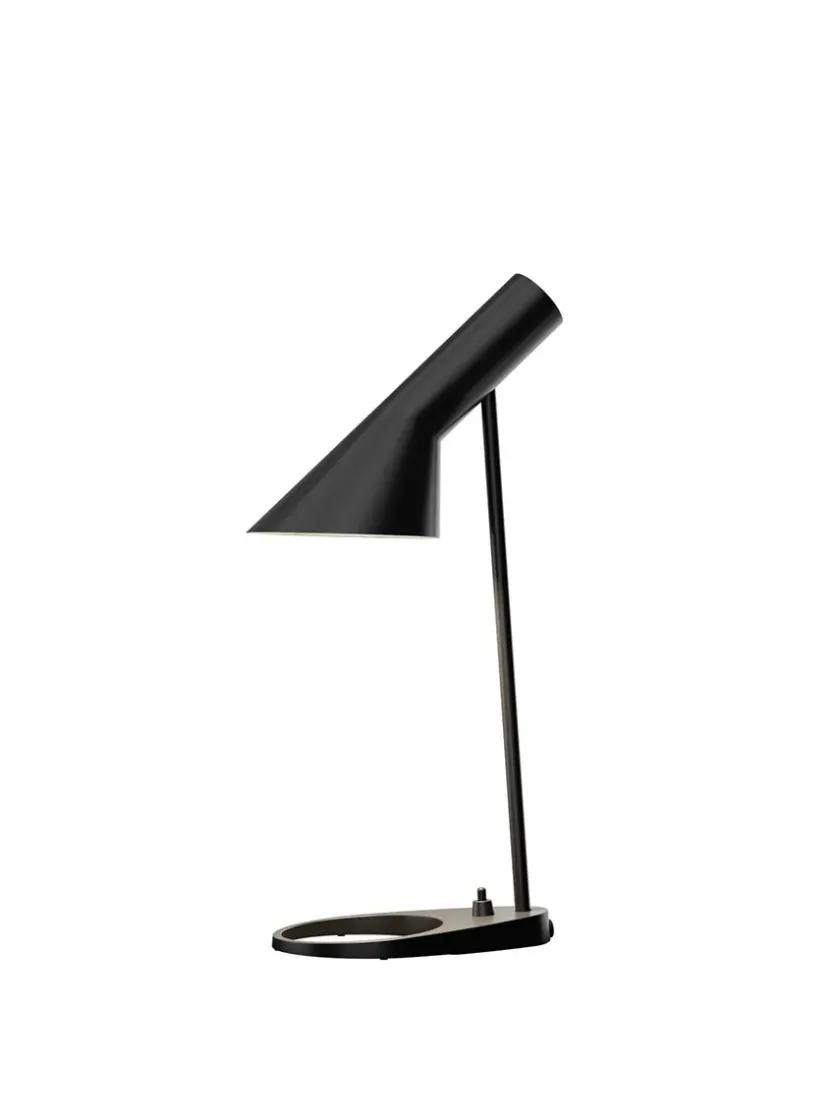 Louis Poulsen AJ Mini Table Lamp, black/brass af Arne Jacobsen> Spots