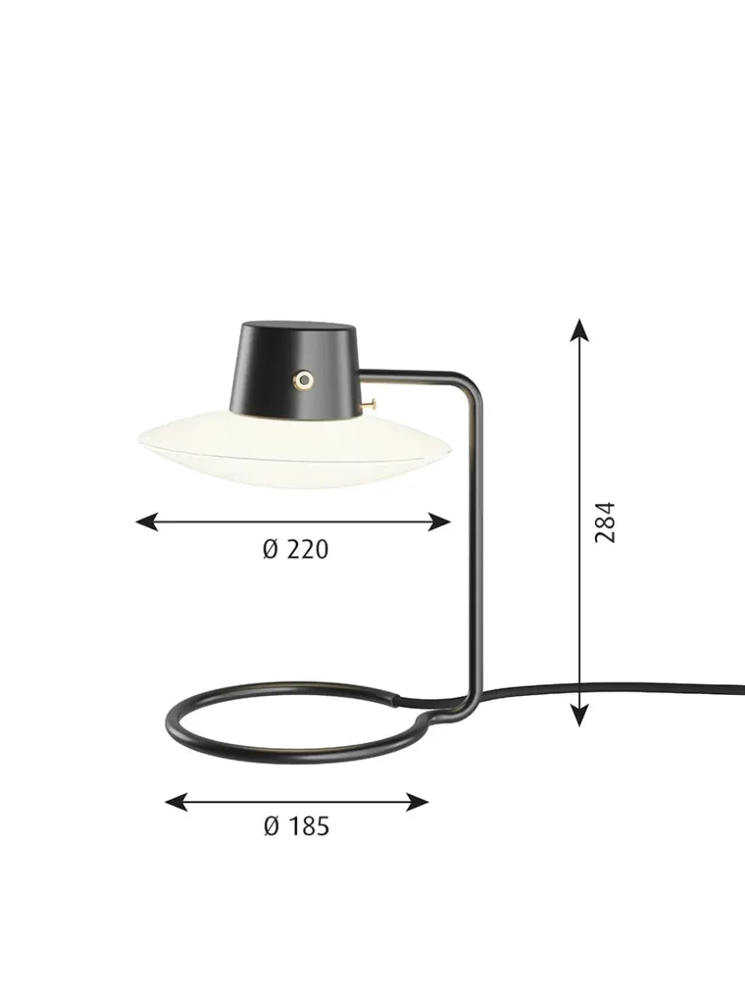 Louis Poulsen AJ Oxford 280 Bordlampe fra> Spots