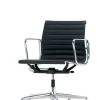 Vitra Aluminium Chair EA 117 Kontorstol, sort læder fra> Kontorstole