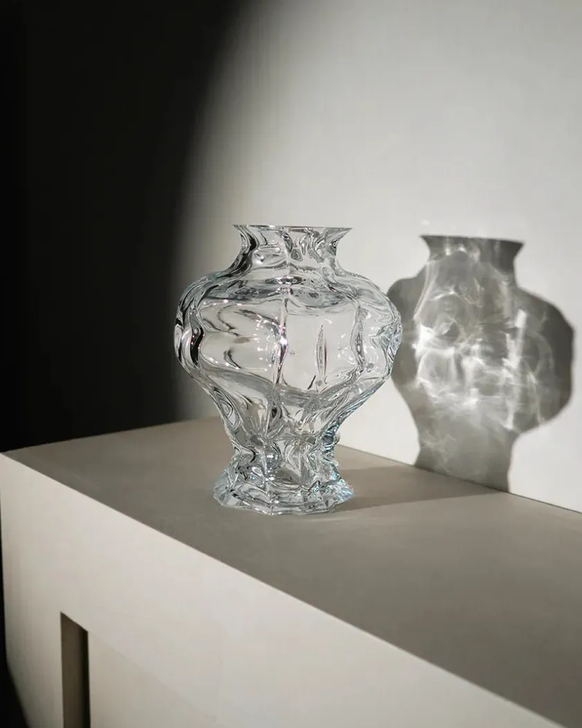 Hein Studio Ammonit Vase, new smoke fra> Vaser