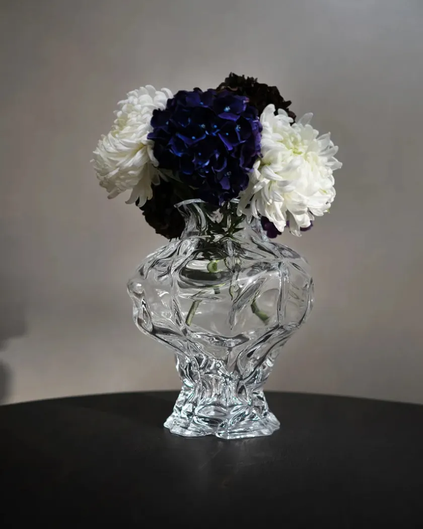Hein Studio Ammonit Vase, new smoke fra> Vaser