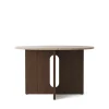 Audo Copenhagen Androgyne Dining Table Ø120 dark stained oak, sand sten fra> Spiseborde