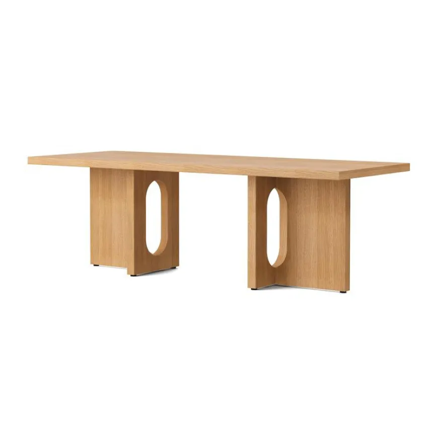 Audo Copenhagen Androgyne Lounge Table, Calacatta Viola / Wood fra> Sofaborde