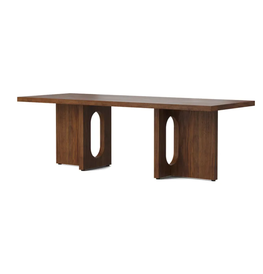 Audo Copenhagen Androgyne Lounge Table, Calacatta Viola / Wood fra> Sofaborde