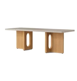 Audo Copenhagen Androgyne Lounge Table, Calacatta Viola / Wood fra><noscript><img width=