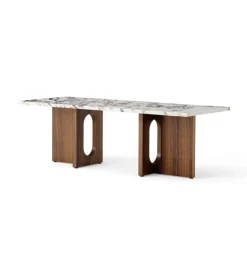Audo Copenhagen Androgyne Lounge Table, Calacatta Viola / Wood fra><noscript><img width=
