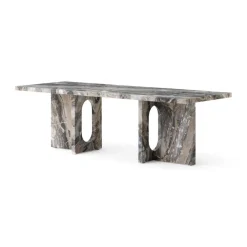 Audo Copenhagen Androgyne Lounge Table, Kunis Breccia / Wood fra><noscript><img width=
