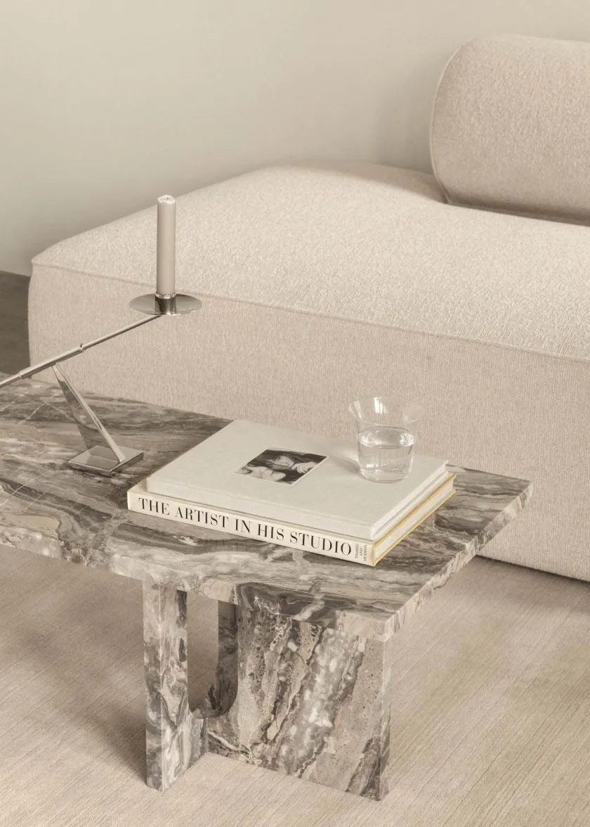 Audo Copenhagen Androgyne Lounge Table, Wood fra> Sofaborde