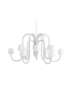 HAY Apollo Chandelier 1065, hvid opalglas fra> Lysekroner|Spots