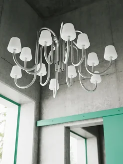 HAY Apollo Chandelier 1065, hvid opalglas fra><noscript><img width=