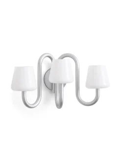 HAY Apollo Wall Sconce, hvid opalglas fra> Væglamper|Spots